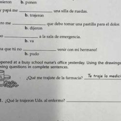 Prueba 5a 1 answer key