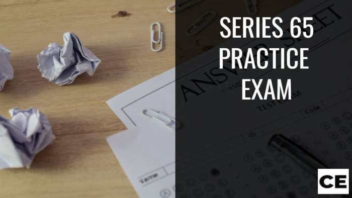 Series 65 practice test questions